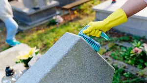 Nie musisz wydawać majątku na środki chemiczne. Tak w prosty sposób wyczyścisz nagrobek 