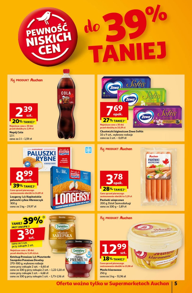 Gazetka: Mega okazje w Auchan Supermarket  - strona 5