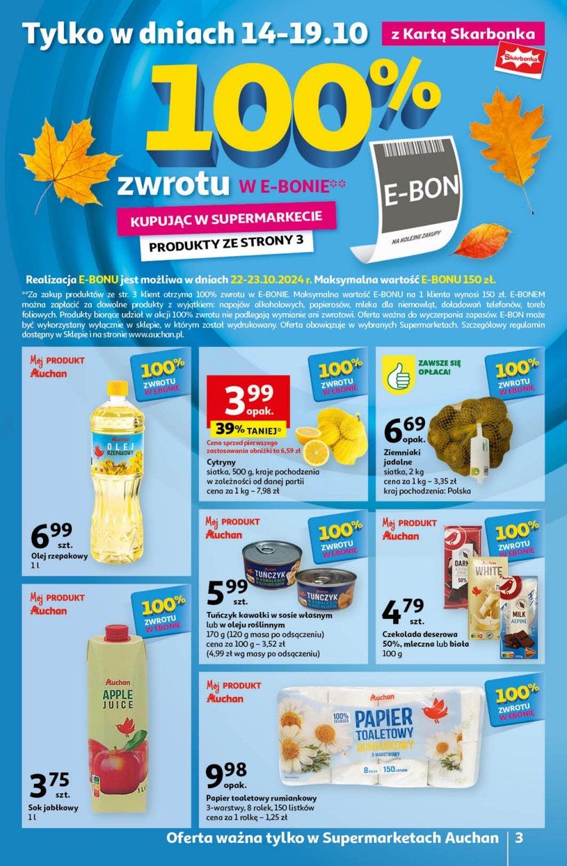 Gazetka: Mega okazje w Auchan Supermarket  - strona 3