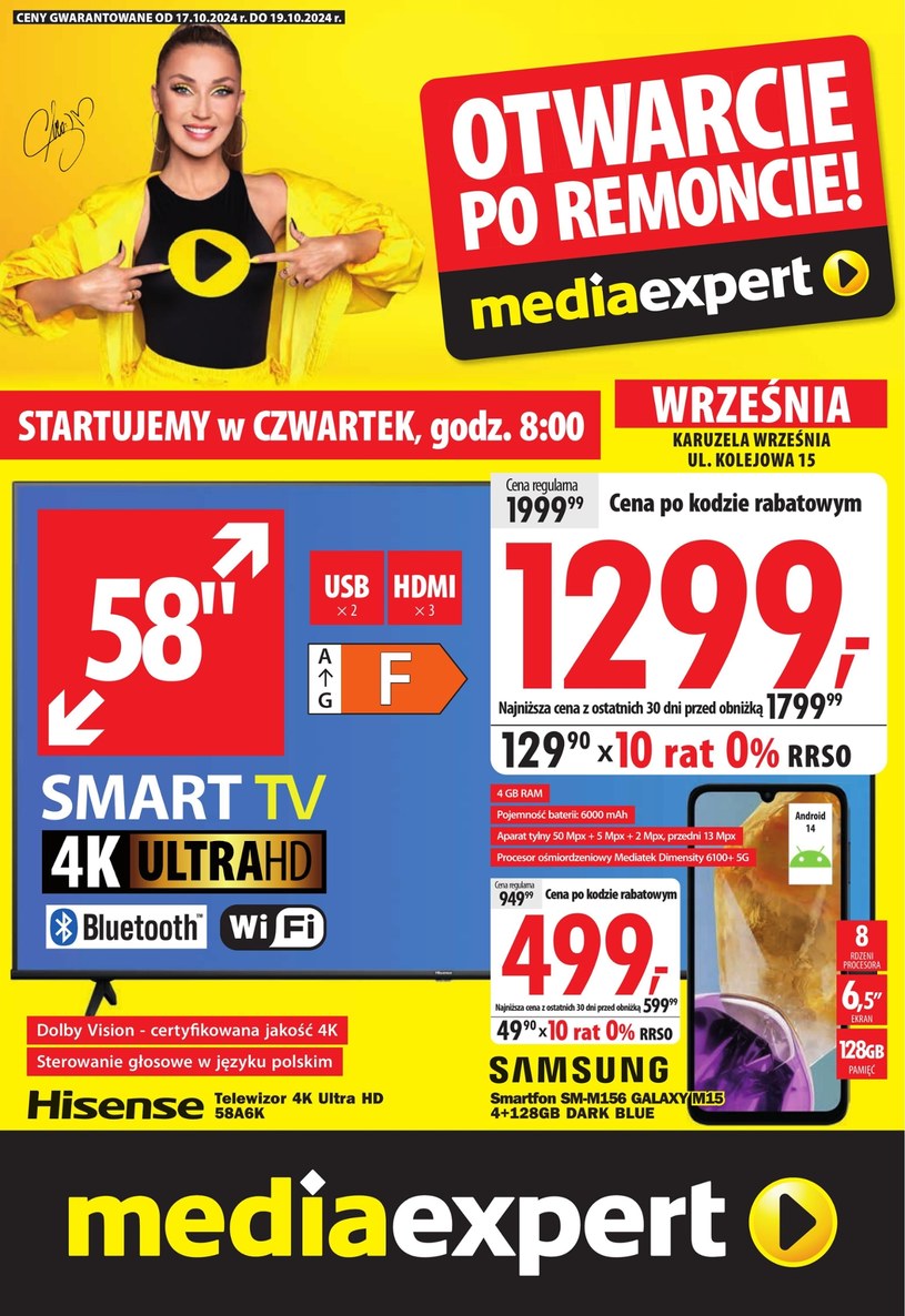 Gazetka promocyjna Media Expert - ważna od 17. 10. 2024 do 19. 10. 2024