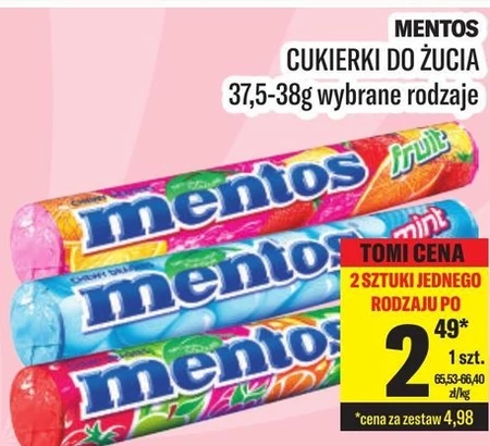 Цукерки Mentos