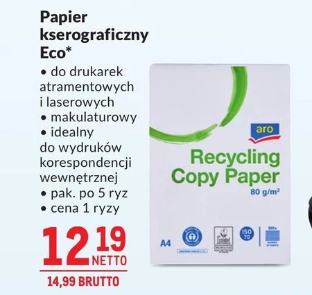 Papier kserograficzny Aro