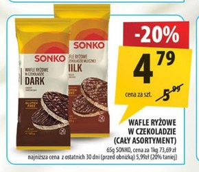 Wafle ryżowe Sonko niska cena