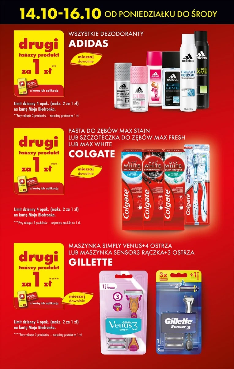 Produkty za 1 zł w Biedronce 