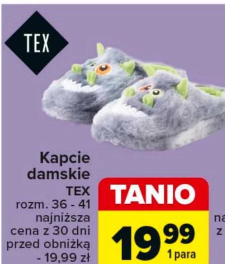 Kapcie TEX