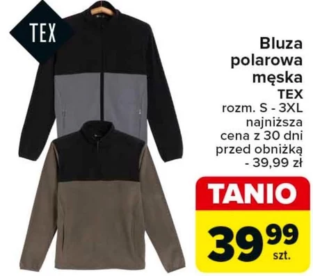 Bluza polarowa męska TEX