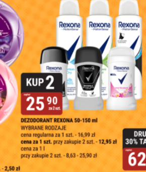 Dezodorant Rexona niska cena