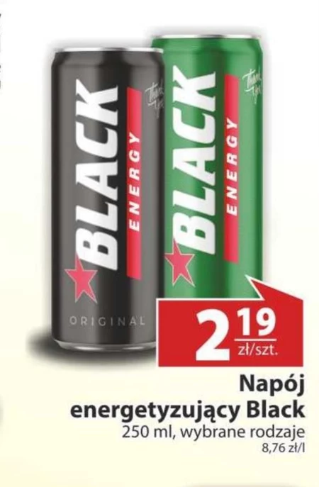 Napój energetyczny Black