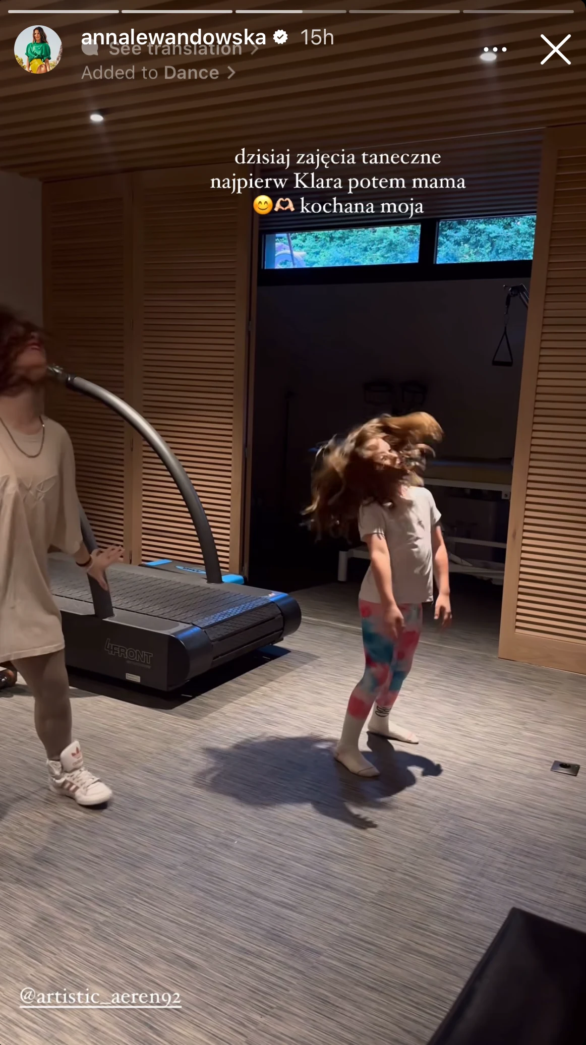 Anna Lewandowska pokazała córkę w akcji