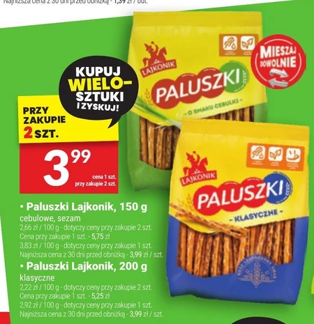 Paluszki Lajkonik