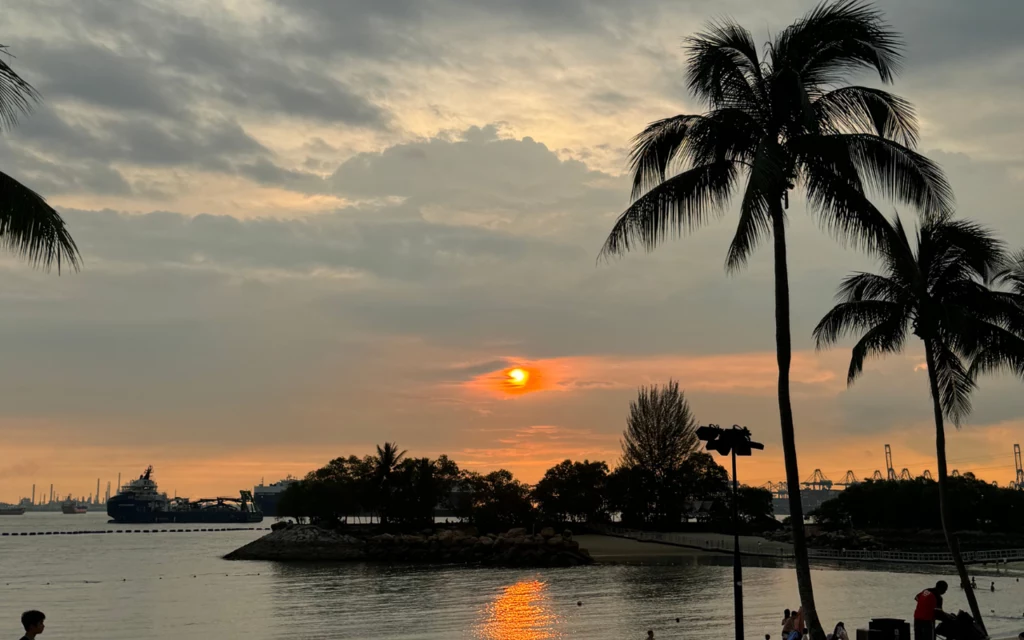 Plaża na Wyspie Sentosa