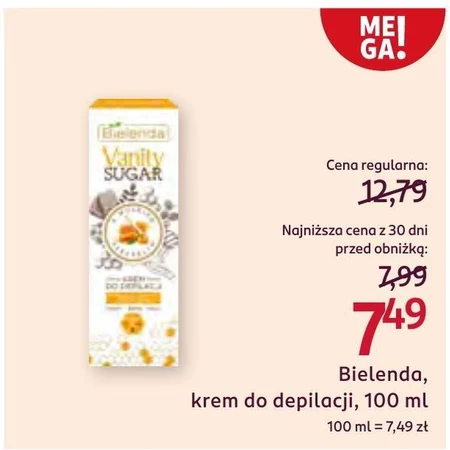 Bielenda Vanity Sugar Krem do depilacji 100 ml