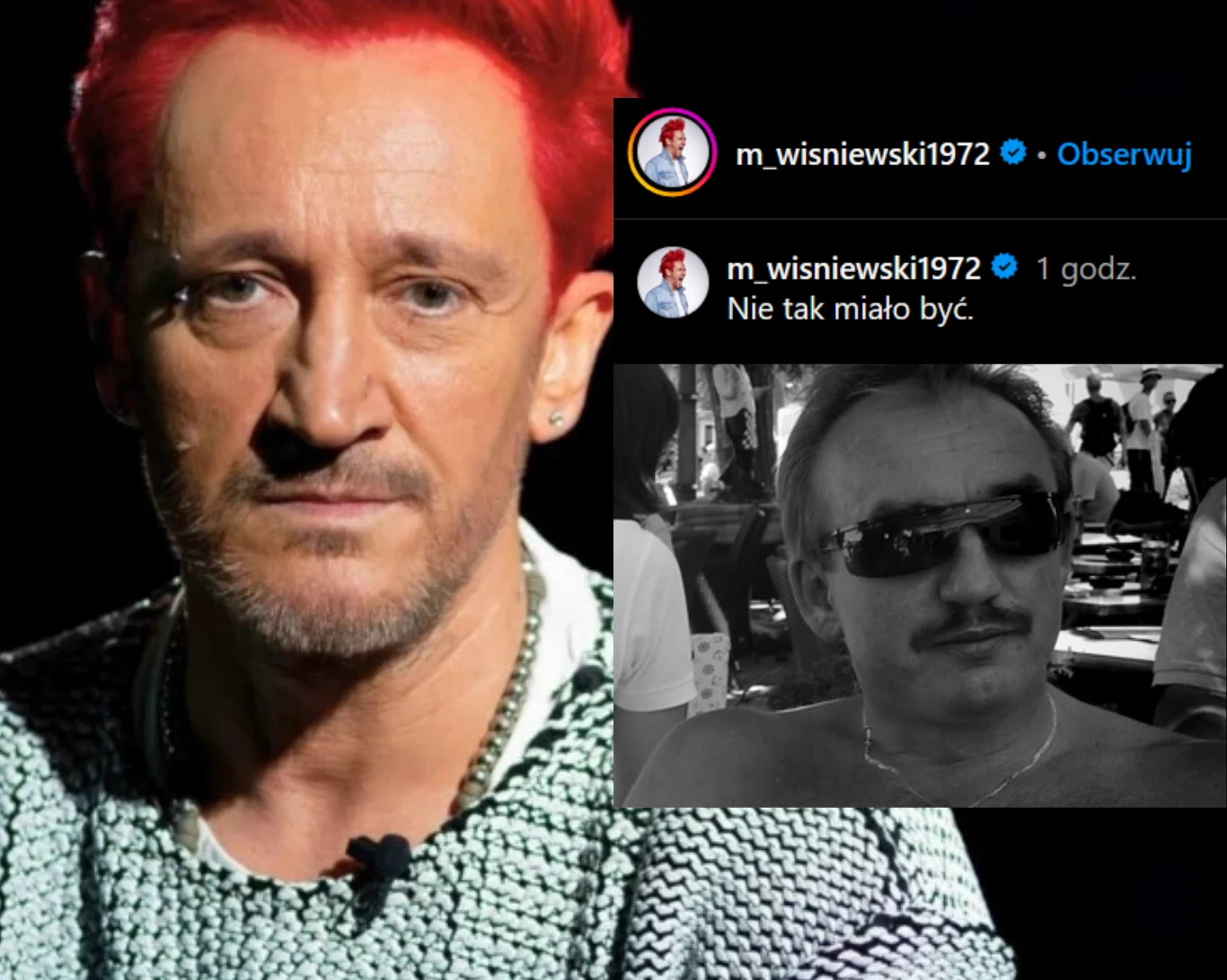 Michał Wiśniewski żegna przyjaciela