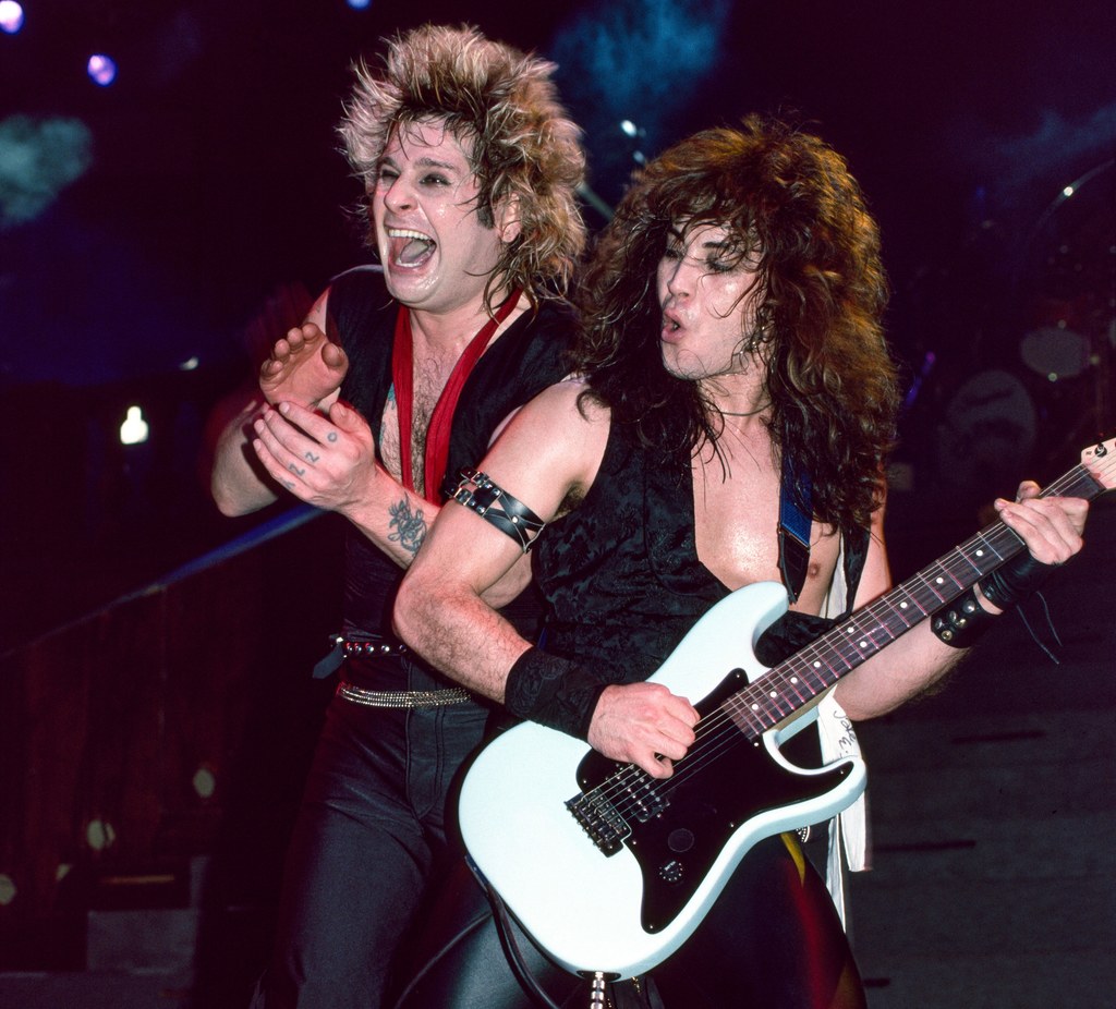 Ozzy Osbourne i Jake E. Lee w 1984 r.