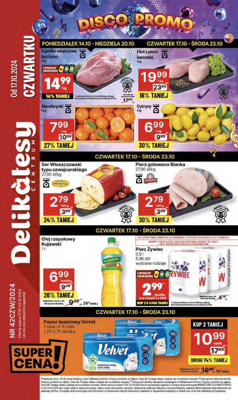 Gazetka: Super cena w Delikatesach Centrum  - strona 1