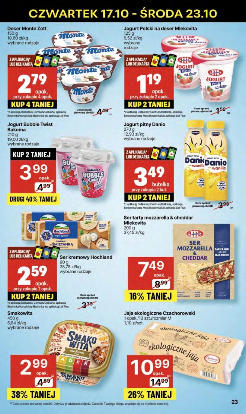 Gazetka: Super cena w Delikatesach Centrum  - strona 23