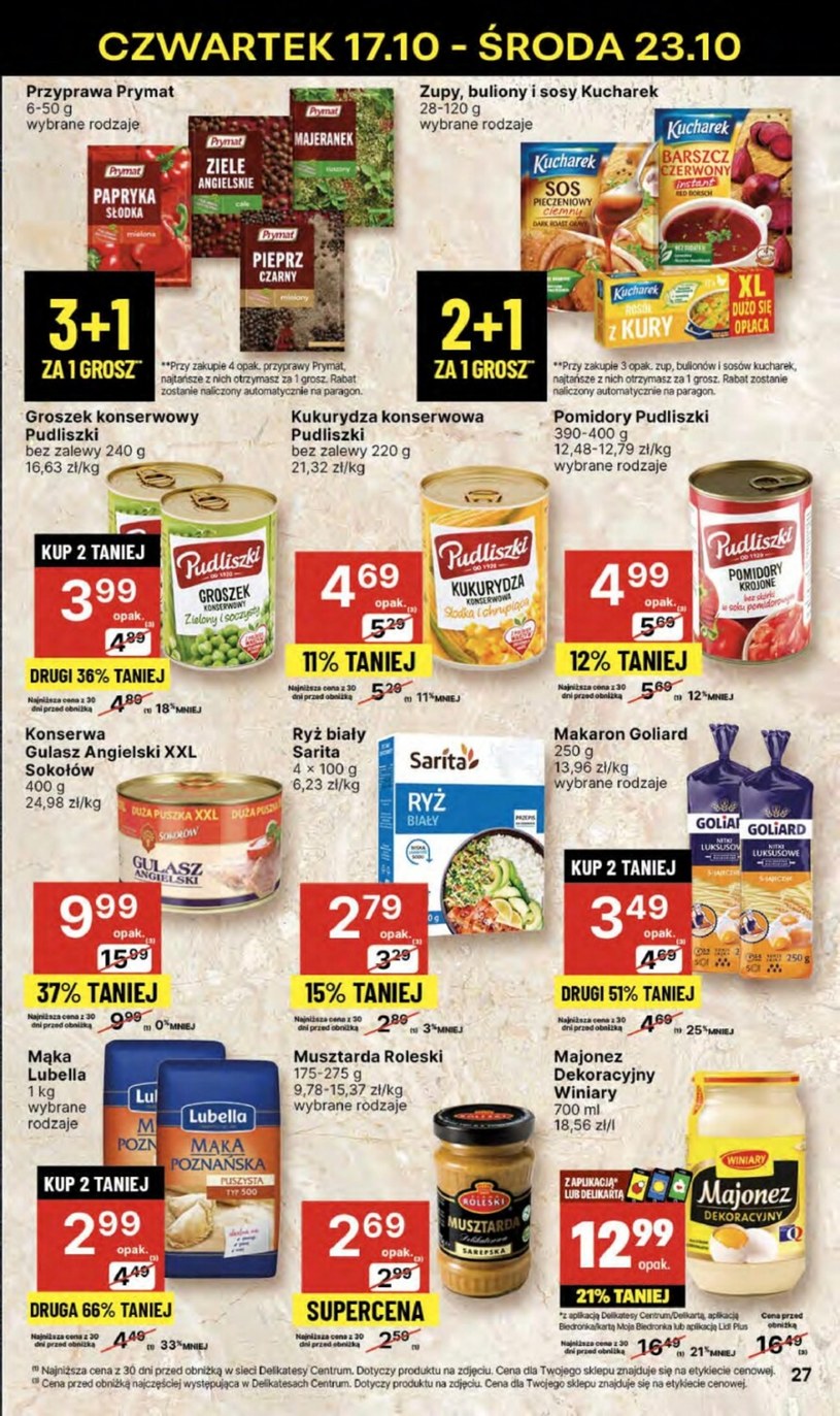 Gazetka: Super cena w Delikatesach Centrum  - strona 27