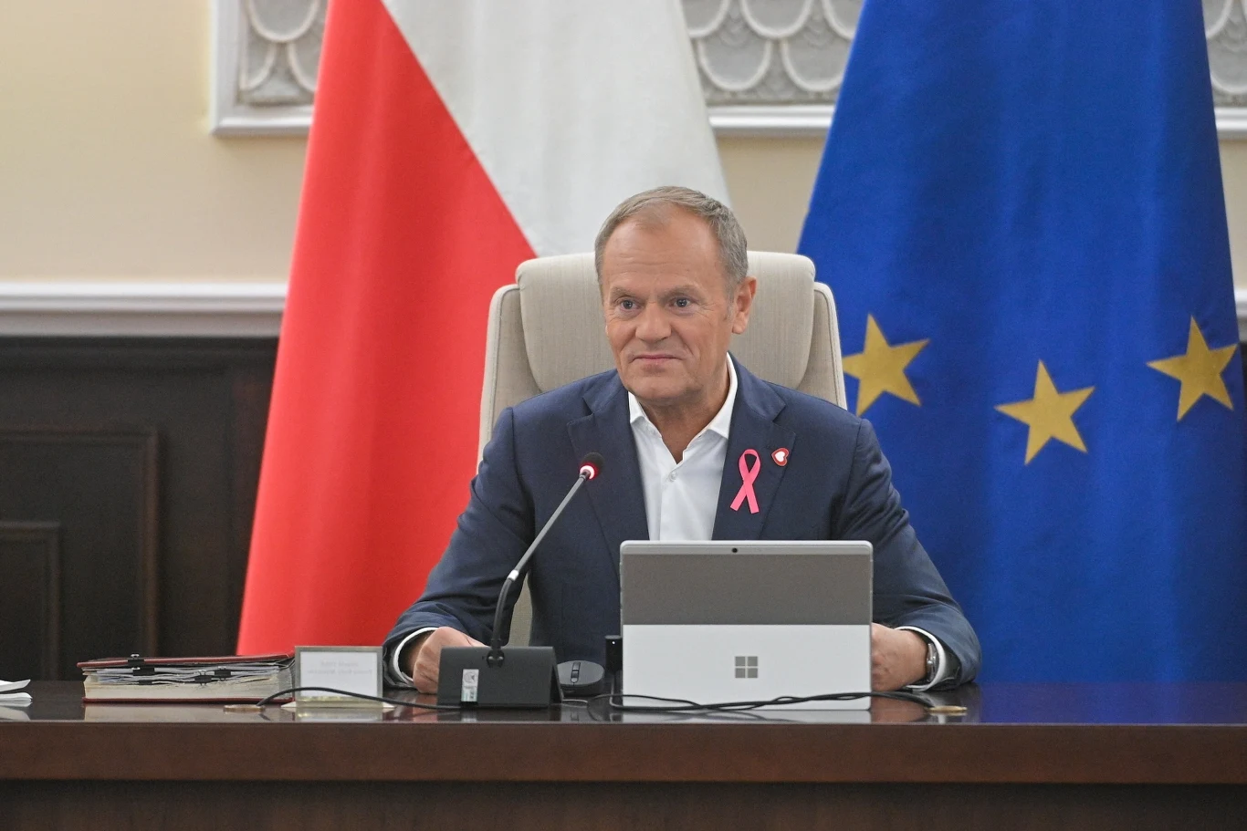 Premier Donald Tusk na Radzie Ministrów Premier Donald Tusk na Radzie Ministrów