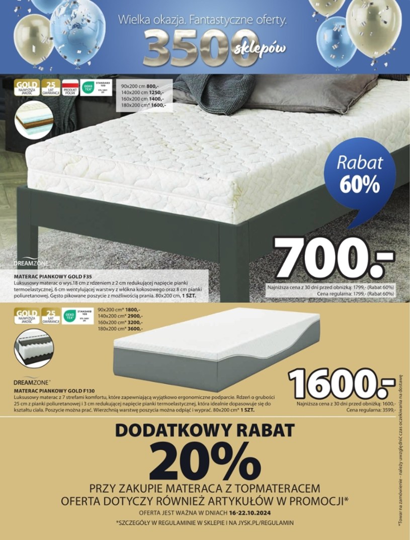 Gazetka: Rabaty do 60% w Jysk!  - strona 3