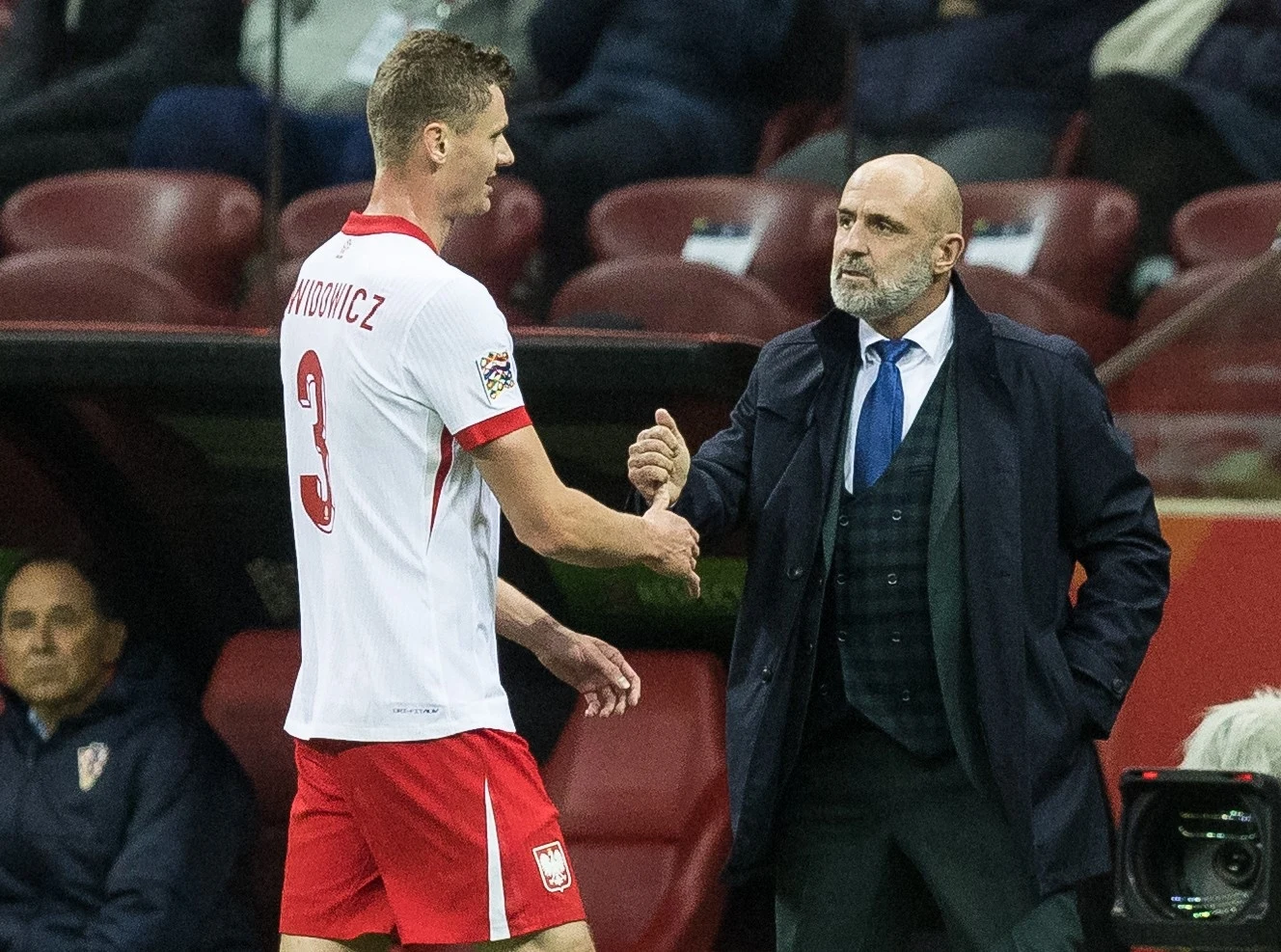 Paweł Dawidowicz i Michał Probierz Paweł Dawidowicz i Michał Probierz