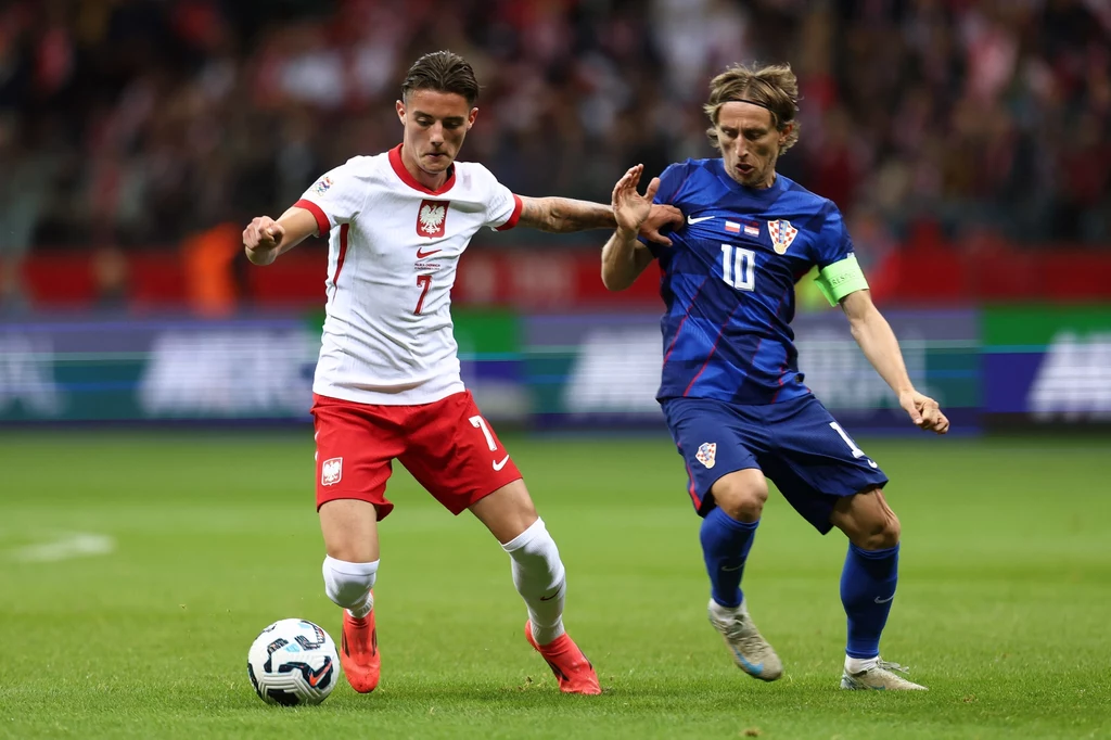 Kacper Urbański i Luka Modrić Kacper Urbański i Luka Modrić