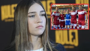 Julia Szeremeta i trener Tomasz Dylak z pięściarkami na ME U-22 - x.com/Igrzyska2024