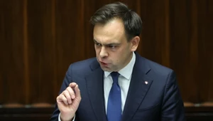 Resort finansów przeprowadził przetarg krótkoterminowych bonów skarbowych. Na zdj. Minister finansów Andrzej Domański
