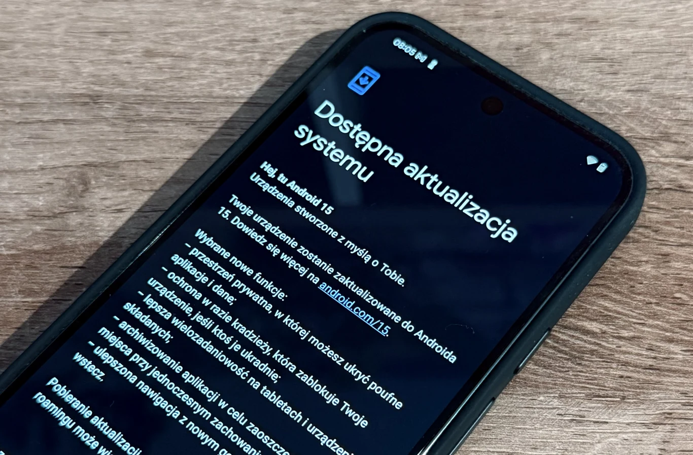Aktualizacja do systemu Android 15 dostępna dla smartfonów Google Pixel. Aktualizacja do systemu Android 15 dostępna dla smartfonów Google Pixel.