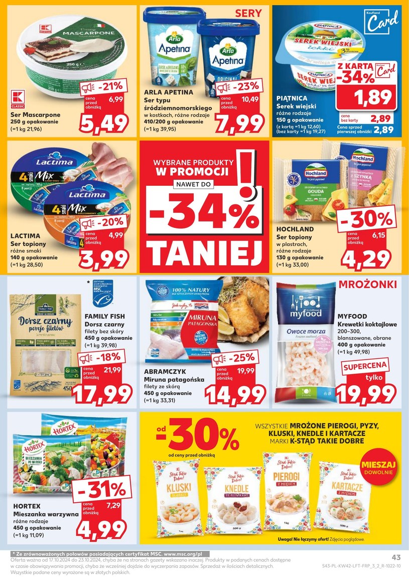 Gazetka: Tysiące produktów na wyciągnięcie ręki - Kaufland - strona 43