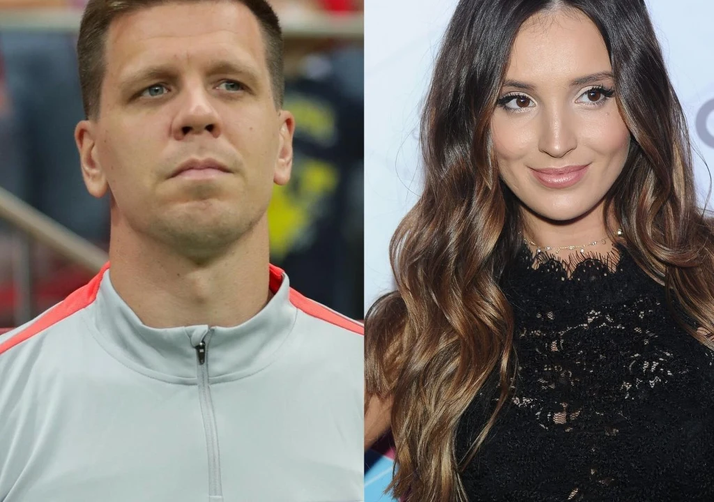 Wojciech Szczęsny i Marina Łuczenko