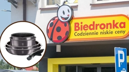Zestaw garnków taniej w Biedronka Home 