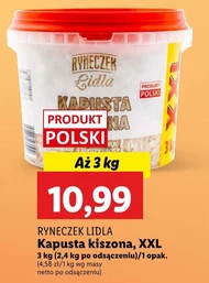 Kapusta kiszona Ryneczek Lidla