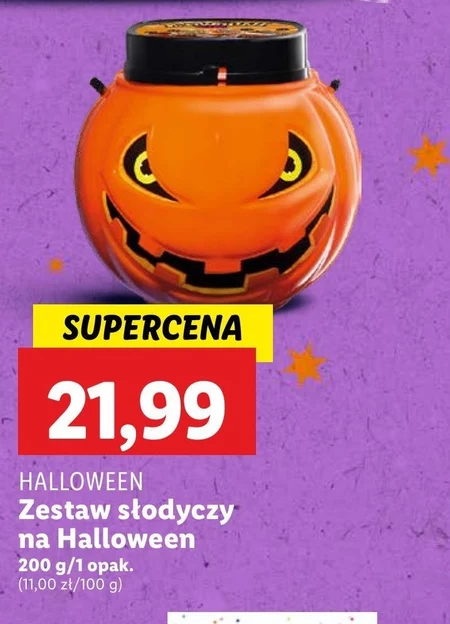 Zestaw słodyczy Halloween