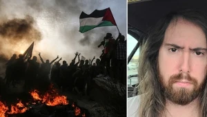 Popularny streamer w bulwersujących słowach o Palestynie / fot. Instagram @asmongold