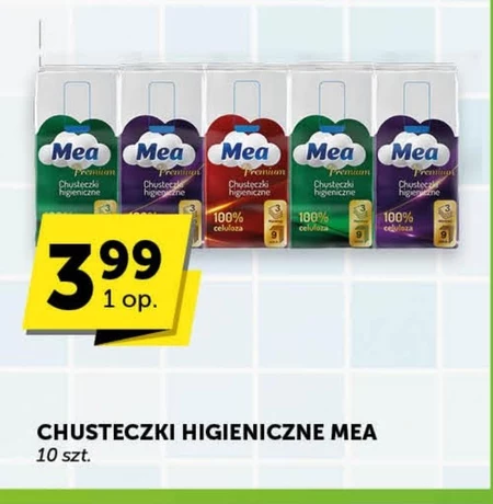 Chusteczki higieniczne Mea