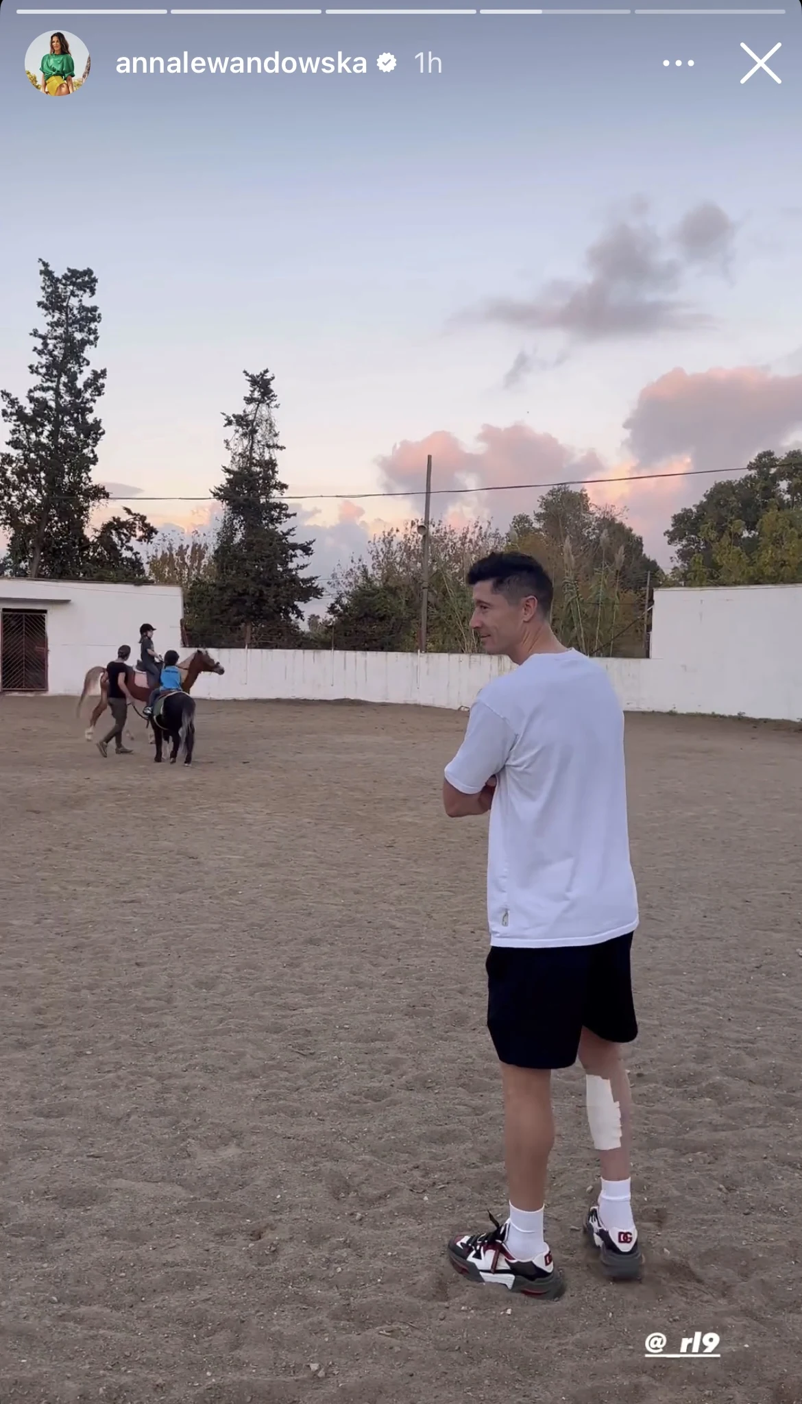 Anna Lewandowska pokazała męża po powrocie z kadry