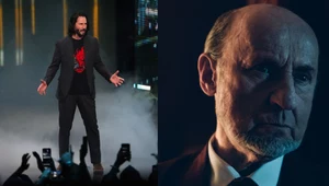 Keanu Reeves na promocji Cyberpunka 2077 i Piotr Fronczewski w serialu "Rojst. Millenium"