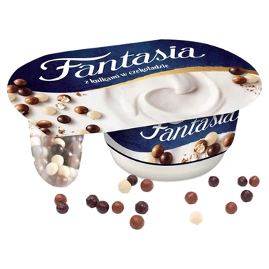 Fantasia Jogurt kremowy z kulkami w czekoladzie 100 g - 0