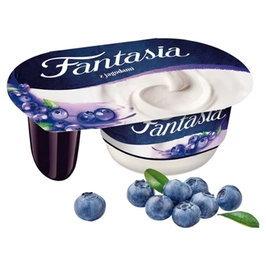 Fantasia Jogurt kremowy z jagodami 118 g - 0