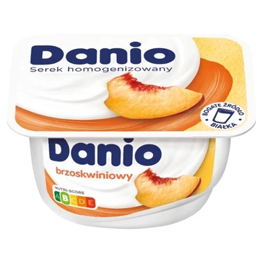 Danio Serek homogenizowany brzoskwiniowy 130 g - 0