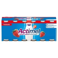 Actimel Napój jogurtowy o smaku truskawkowym 1,2 kg (12 x 100 g)