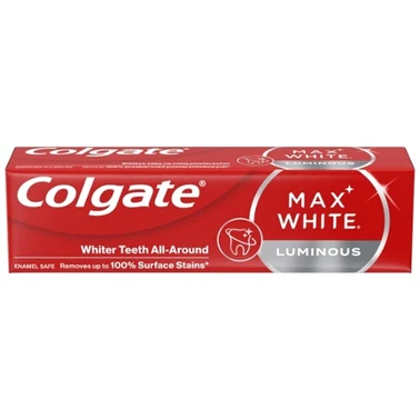 Colgate Max White Luminous Wybielająca pasta do zebów z fluorem 75 ml - 1