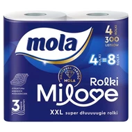 Mola Milove Rolki Papier toaletowy 4 rolki