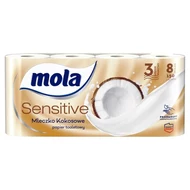 Mola Sensitive Papier toaletowy mleczko kokosowe 8 rolek