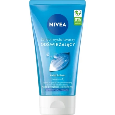 Nivea Odświeżający Żel do mycia twarzy do cery normalnej i mieszanej 150 ml - 0