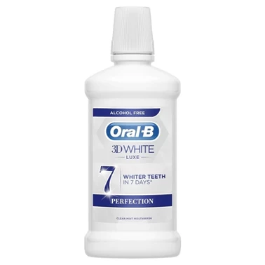 Oral-B 3DWhite Luxe Perfection Płyn do płukania jamy ustnej 500ml - 0