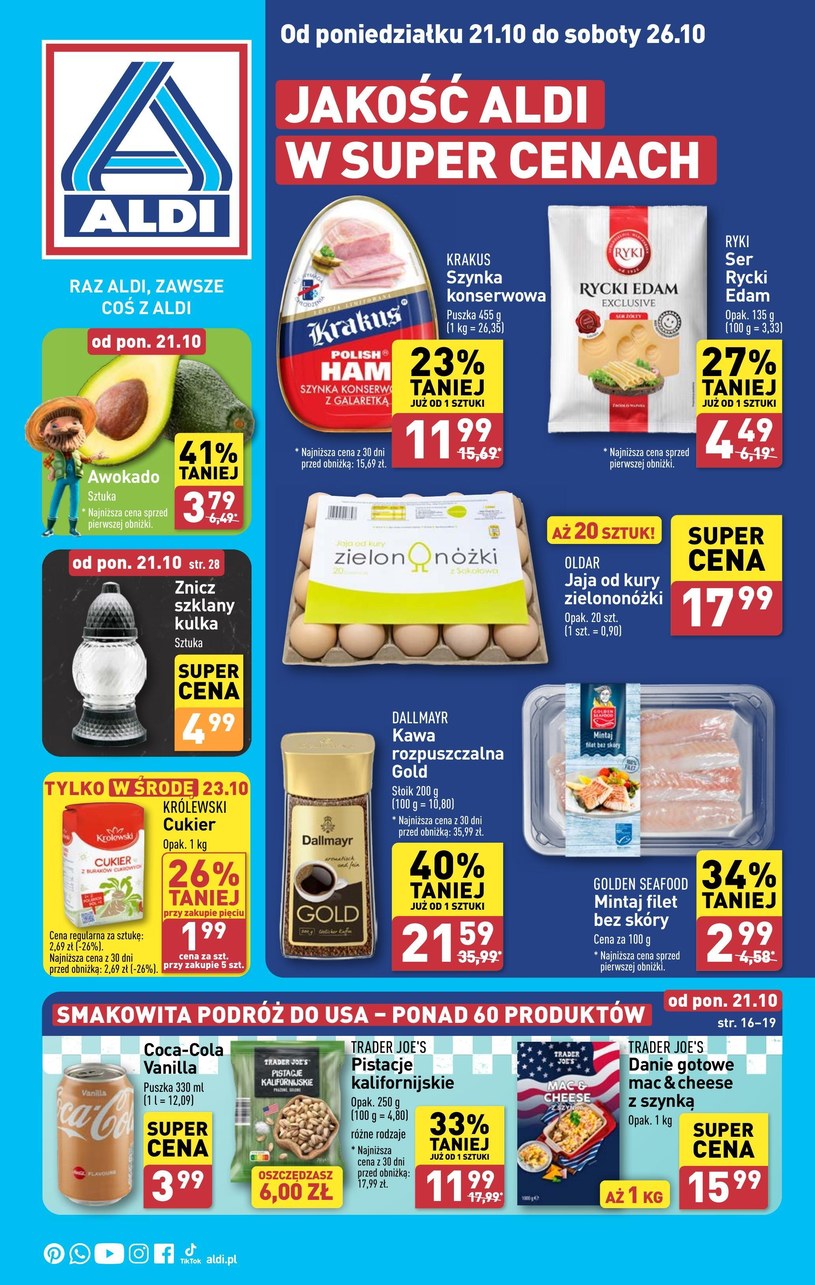 Gazetka promocyjna Aldi - ważna od 21. 10. 2024 do 26. 10. 2024