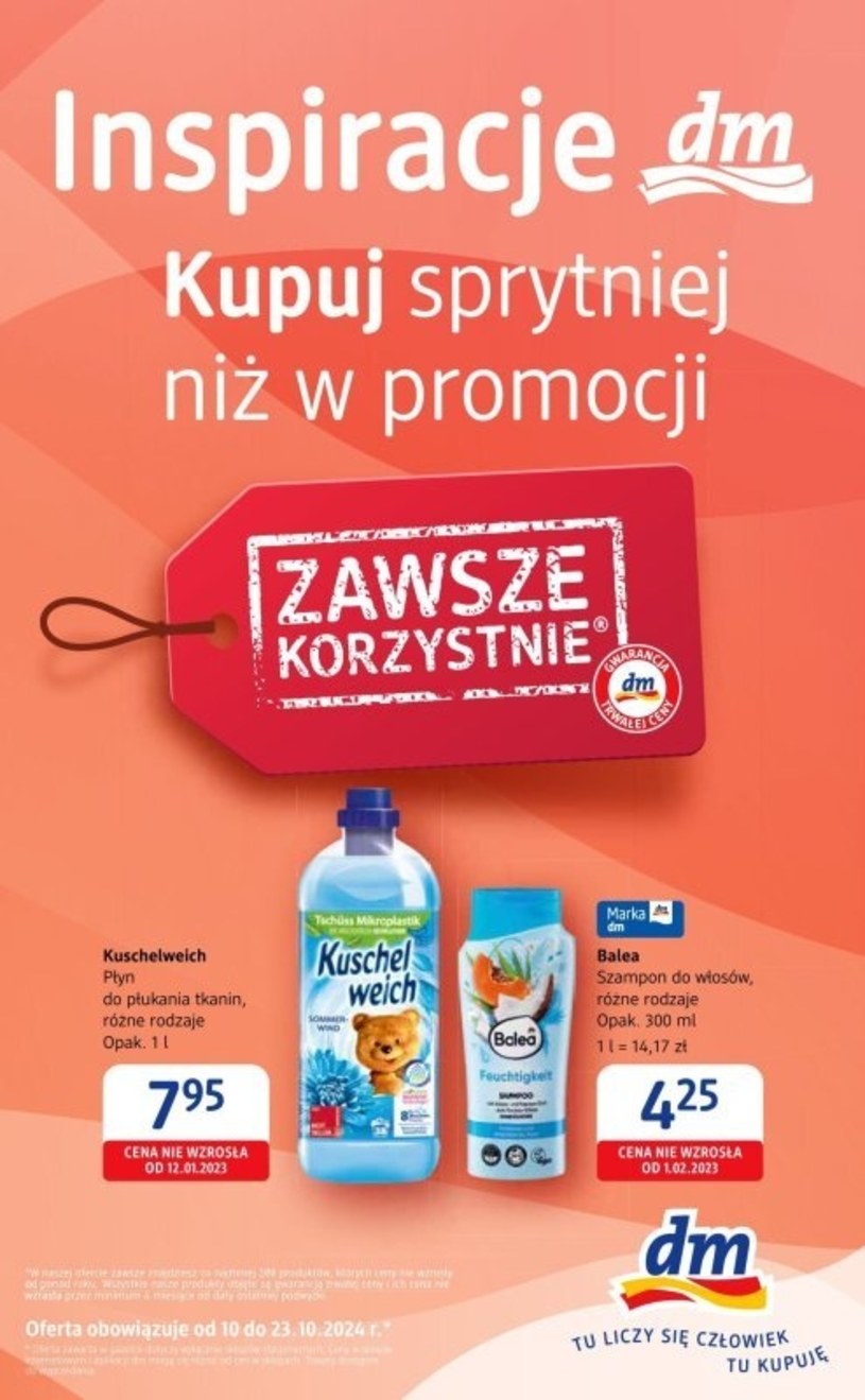 Gazetka promocyjna Drogerie dm - ważna od 10. 10. 2024 do 23. 10. 2024