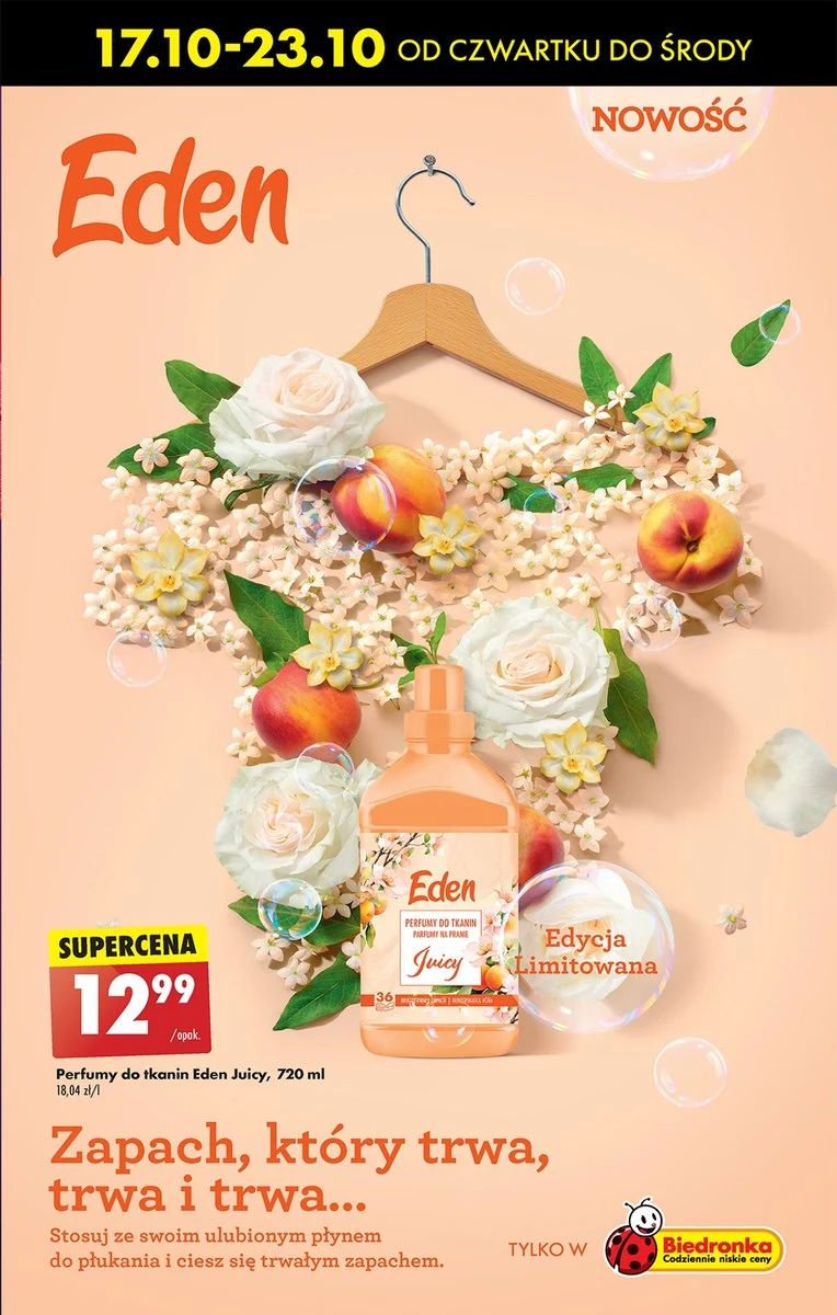 Nowe perfumy do tkanin Eden Juicy 