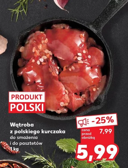 Wątroba z kurczaka Polski